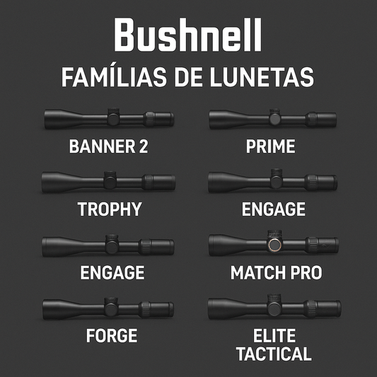 🎯 Vai de Bushnell? Entenda as Famílias e Escolha Sua Luneta com Segurança