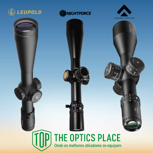 Nightforce ATACR vs Leupold Mark 5HD vs Arken EP-5 — Qual escolher?