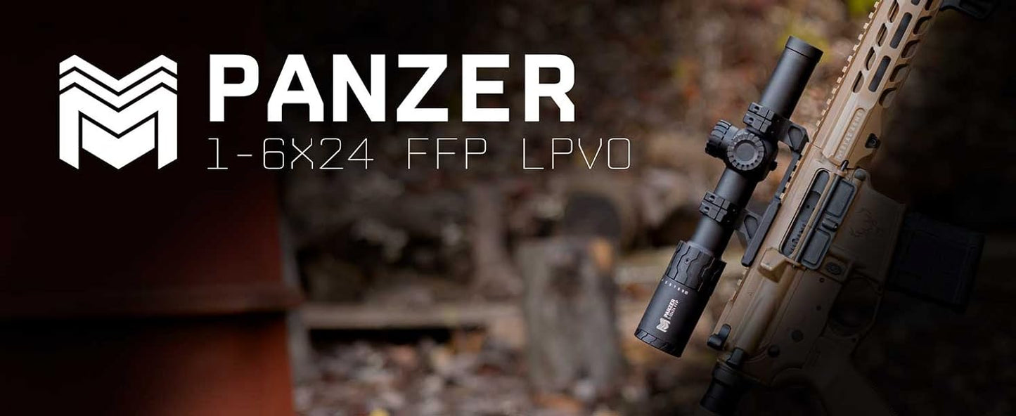 Monstrum Panzer ED 1-6x24 FFP LPVO – First Focal Plane, Performance Premium