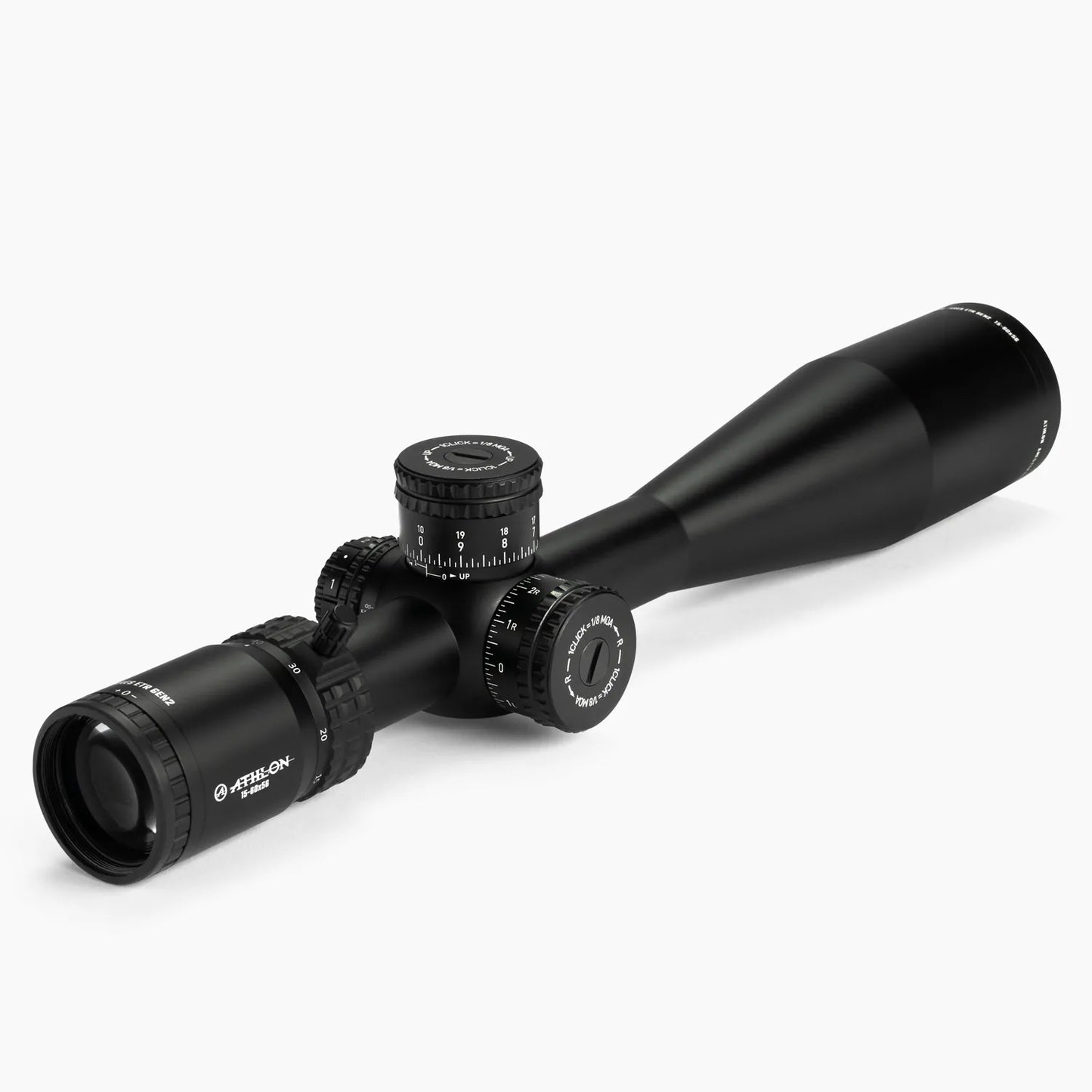 Luneta Athlon Ares ETR Gen2 UHD 15-60x56mm SFP IR MOA – Ampliação extrema com nitidez imbatível