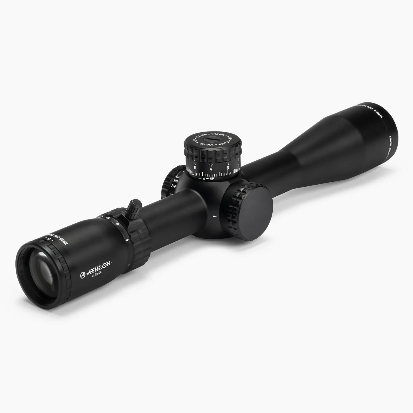 Luneta Athlon Midas TAC Gen2 HD 4-16x44mm FFP IR MIL – Agilidade tática com ajuste de precisão