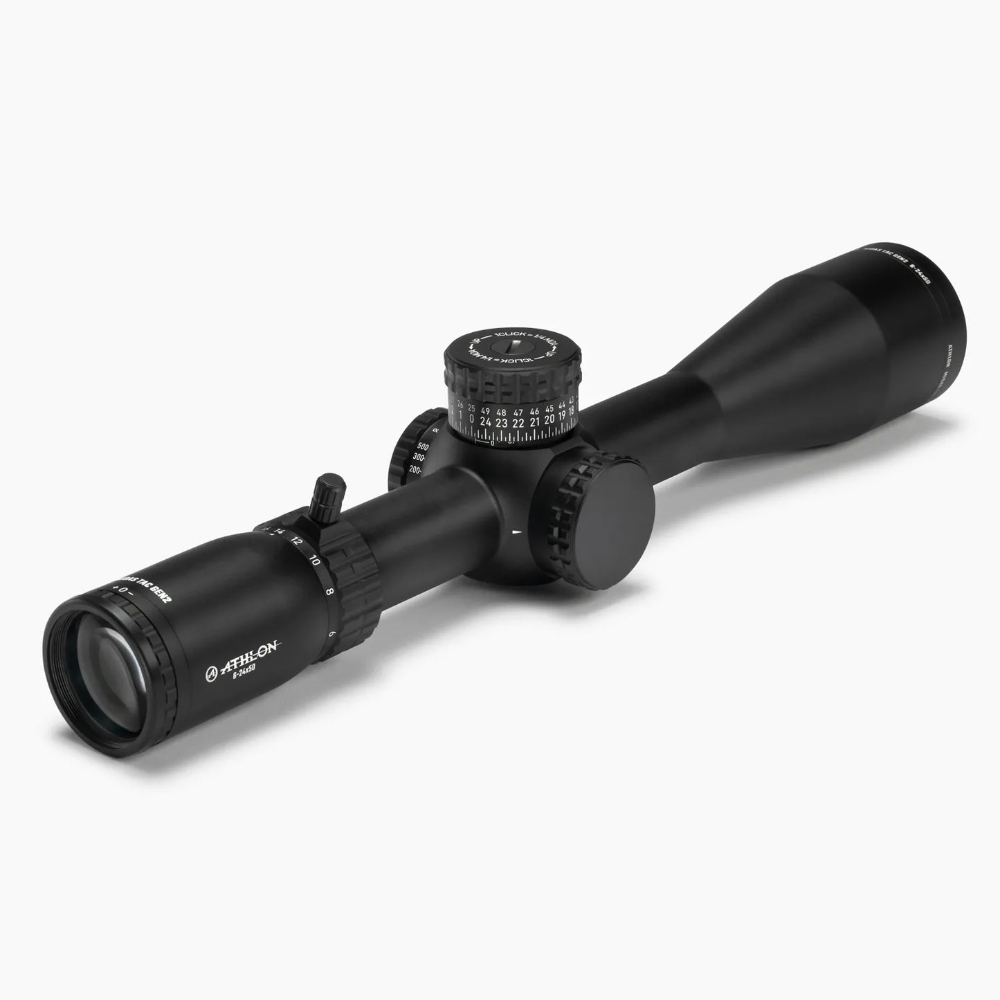 Luneta Athlon Midas TAC Gen2 HD 6-24x50mm FFP IR MIL – Potência e definição para dominar o médio e longo alcance