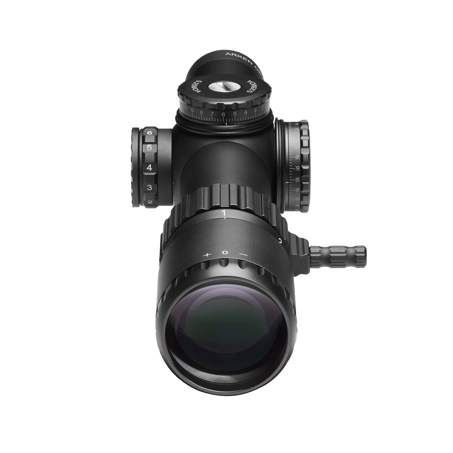 LPVO Arken EP-8 1-8x28 FFP LPVO Illum. KLBOX 34mm Tube – O LPVO Definitivo para Precisão e Rapidez!