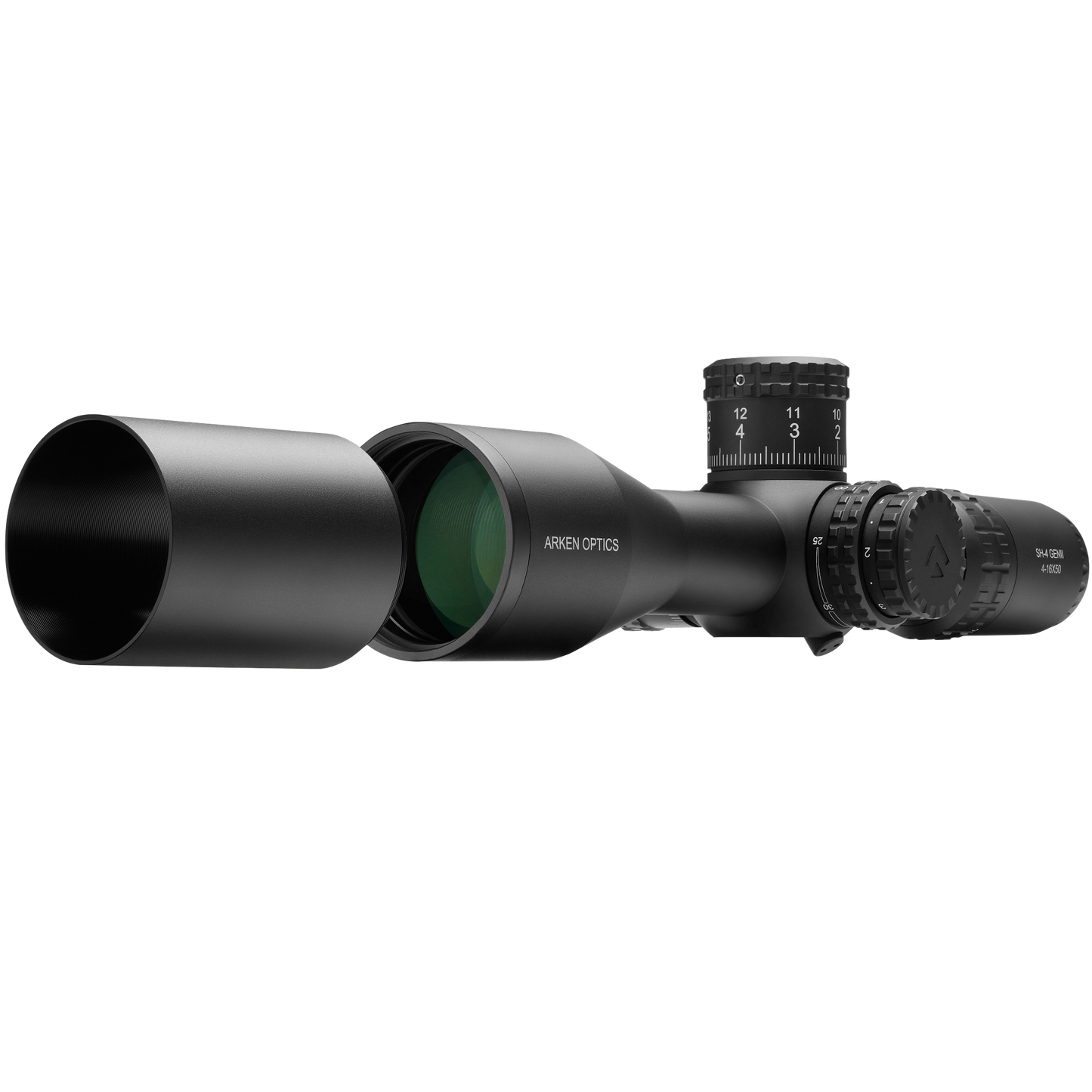 Luneta Arken SH-4 Gen 2 4-16x50 FFP Iluminada VPR MIL – Precisão Tática com Lentes Japonesas