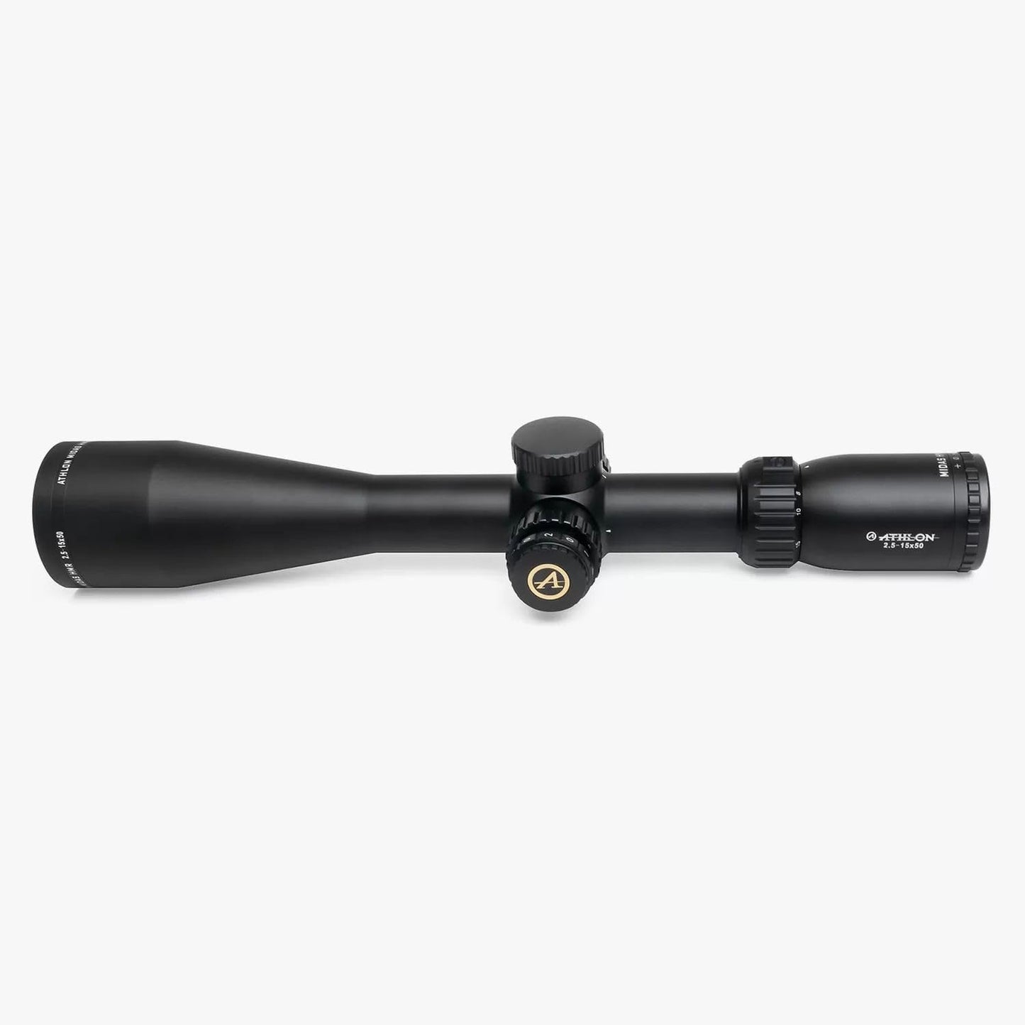 Luneta Athlon Midas HMR 2.5-15x50 SFP AHMR MOA – Versatilidade, Retículo Iluminado e Clareza Impecável