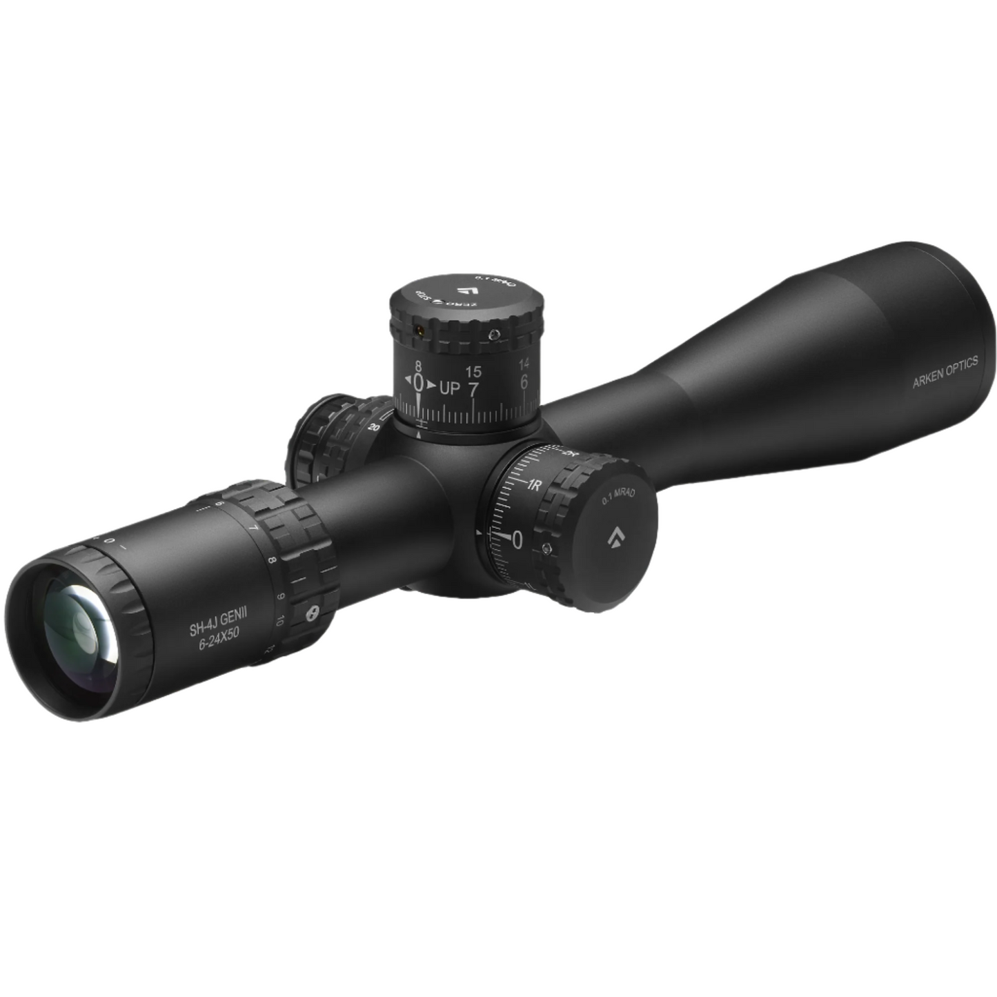 Luneta Arken SH-4J 6-24x50mm FFP Iluminada VPR MIL – Long Range com Lentes Japonesas