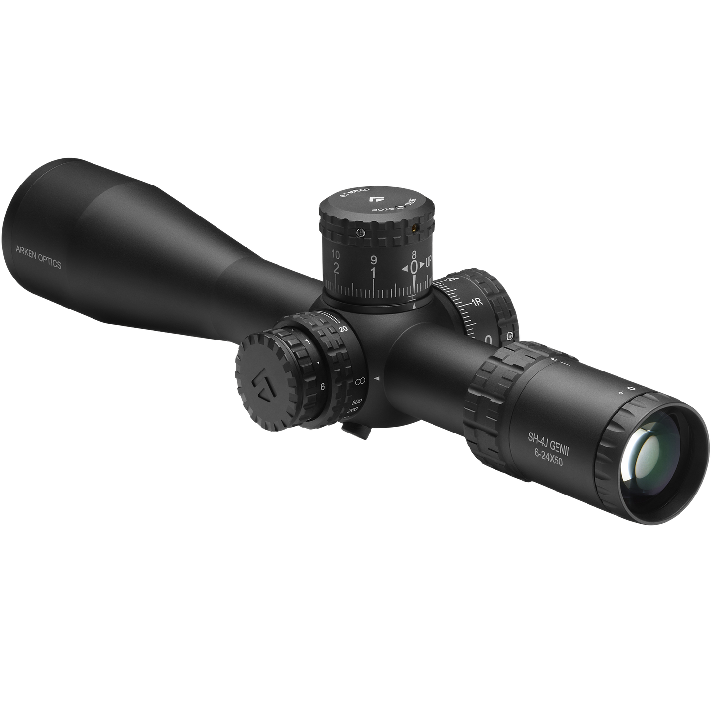 Luneta Arken SH-4J 6-24x50mm FFP Iluminada VPR MIL – Long Range com Lentes Japonesas