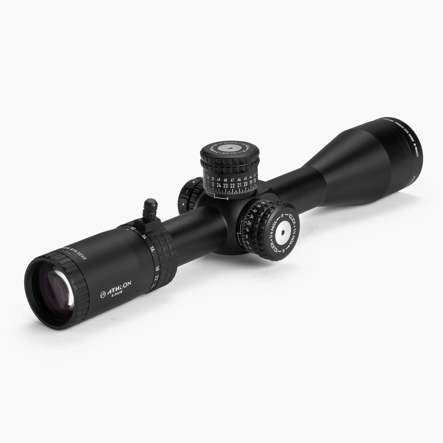 Athlon Argos BTR Gen3 6-24x50 APLR11 FFP IR MOA – Retículo Iluminado, Zero Stop, Tubo 30mm