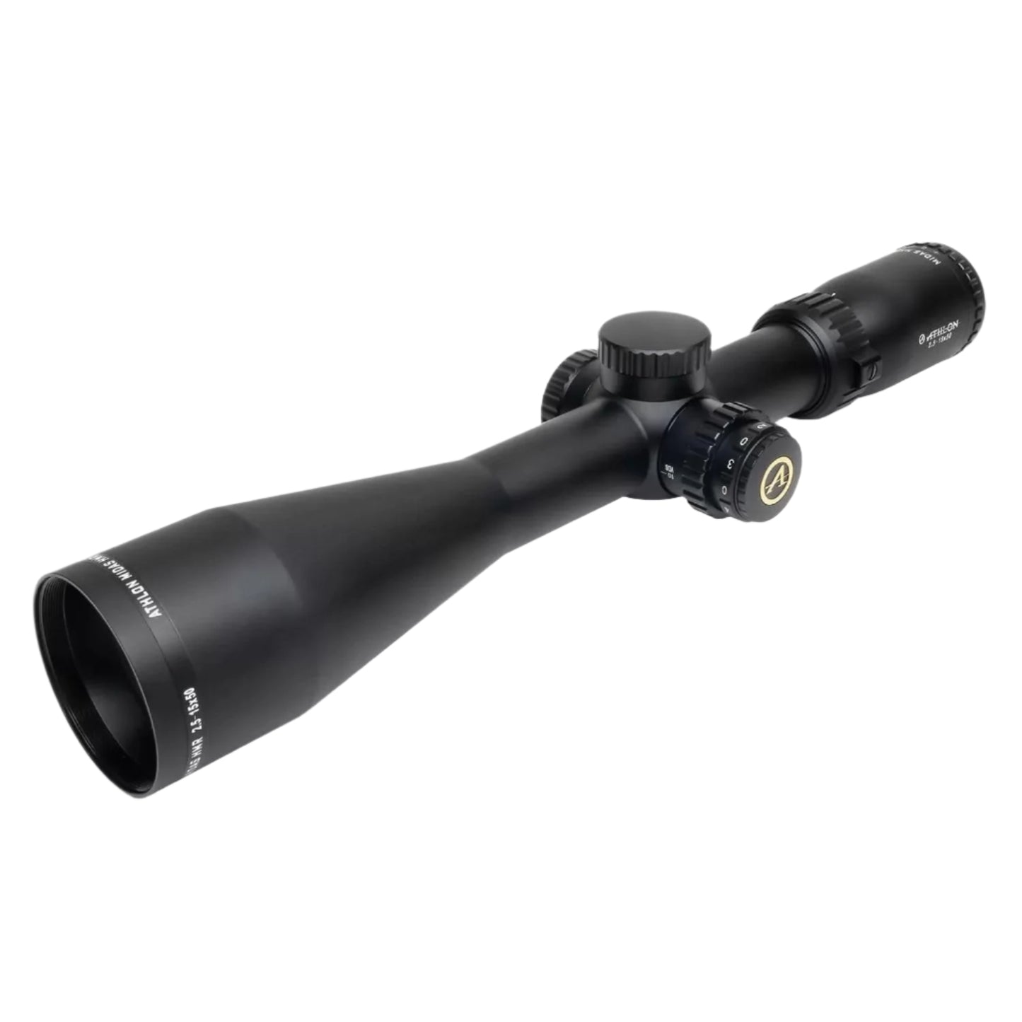 Luneta Athlon Midas HMR 2.5-15x50 SFP AHMR MOA – Versatilidade, Retículo Iluminado e Clareza Impecável