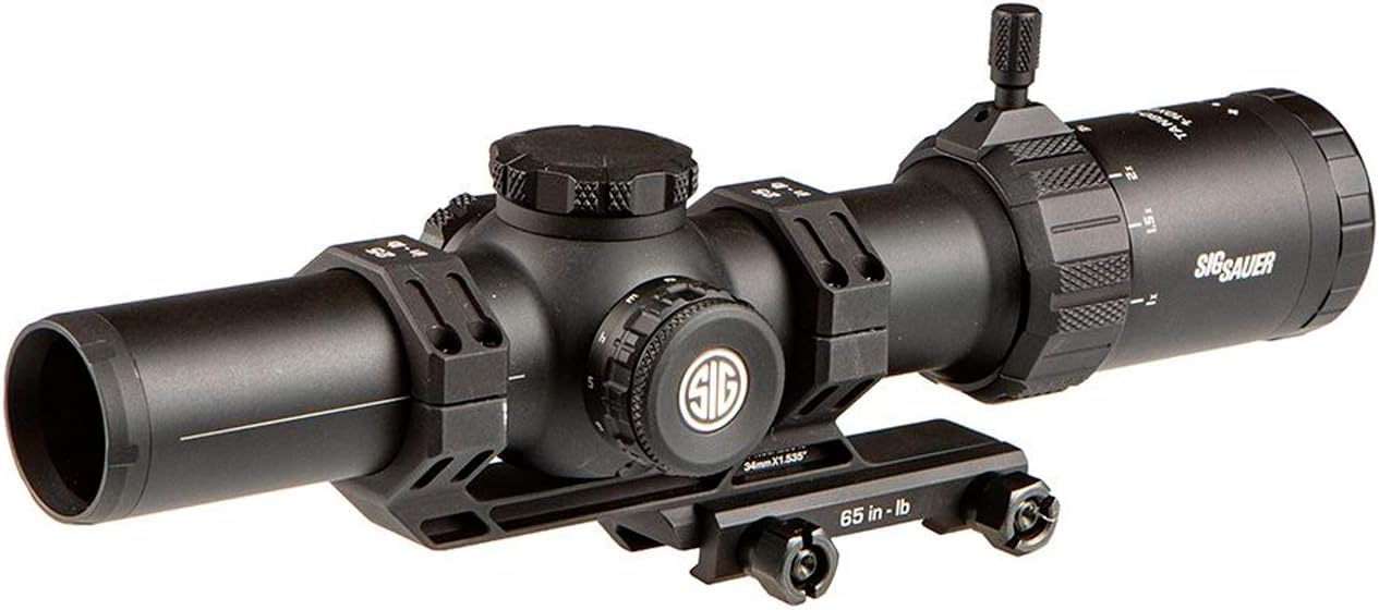 LPVO Sig Sauer Tango-MSR 1-10x28mm SFP Luneta Tática com Retículo Iluminado