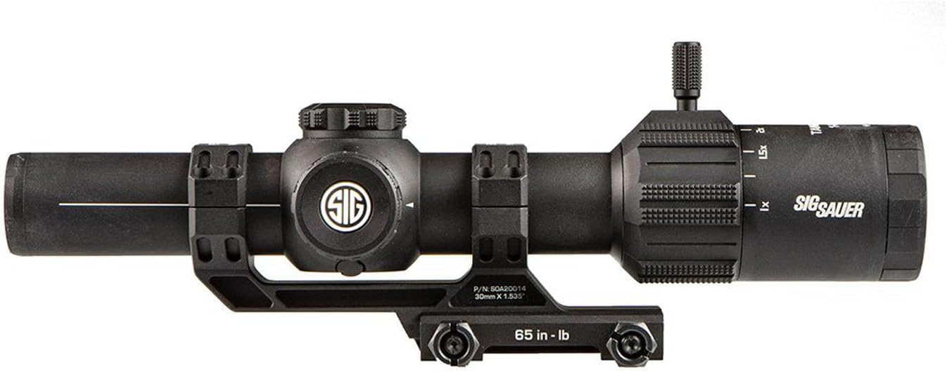 LPVO Sig Sauer Tango-MSR 1-6x24mm Luneta Tática com Retículo Iluminado