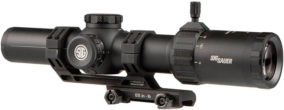 LPVO Sig Sauer Tango-MSR 1-10x28mm SFP Luneta Tática com Retículo Iluminado