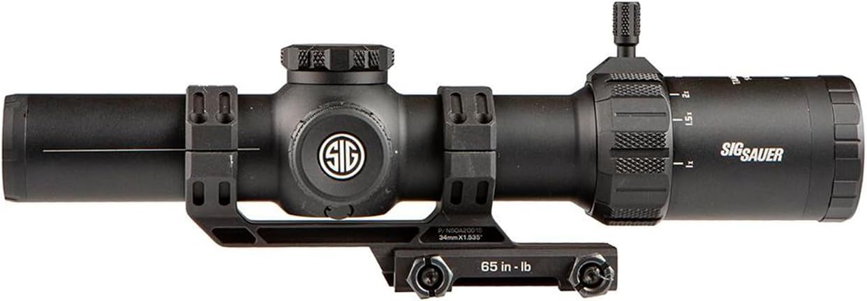 LPVO Sig Sauer Tango-MSR 1-10x28mm SFP Luneta Tática com Retículo Iluminado