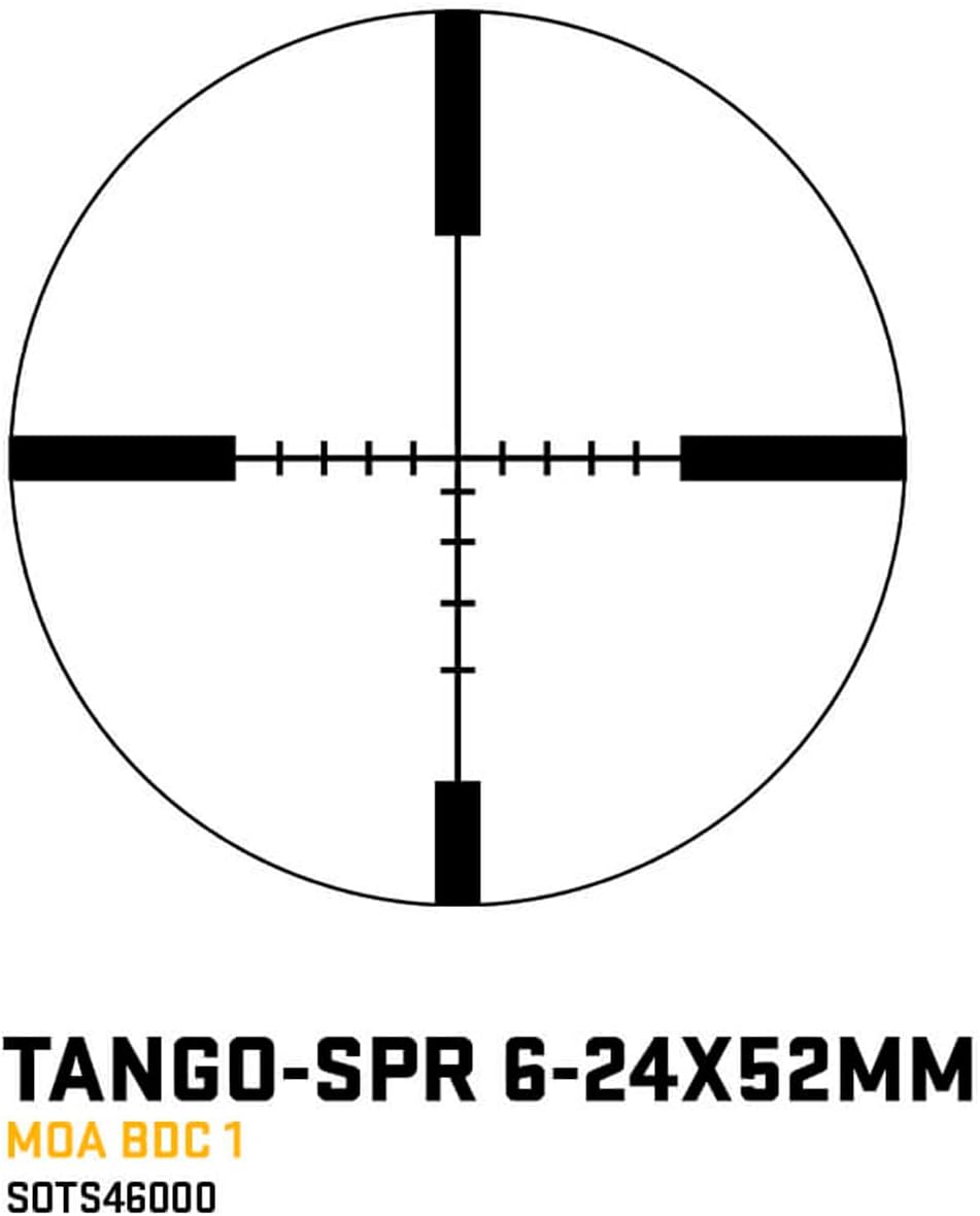 Luneta Sig Sauer TANGO-SPR 6-24x52mm SFP MOA – Precisão Extrema com Acessórios Inclusos
