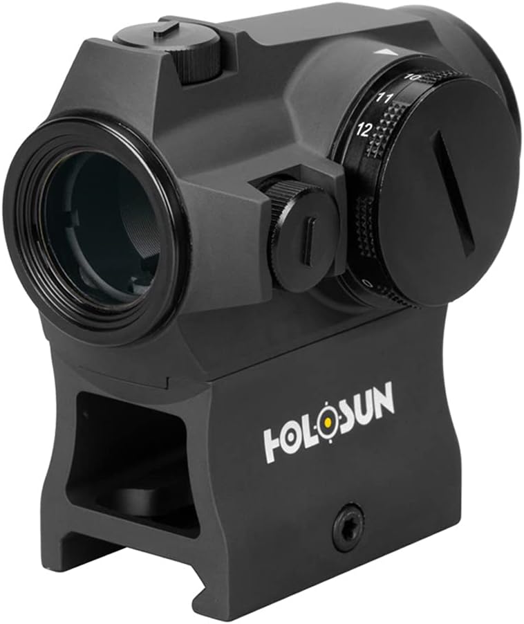Holosun HS503R – Red Dot com Retículo Múltiplo, Shake Awake e Seletor Rotativo