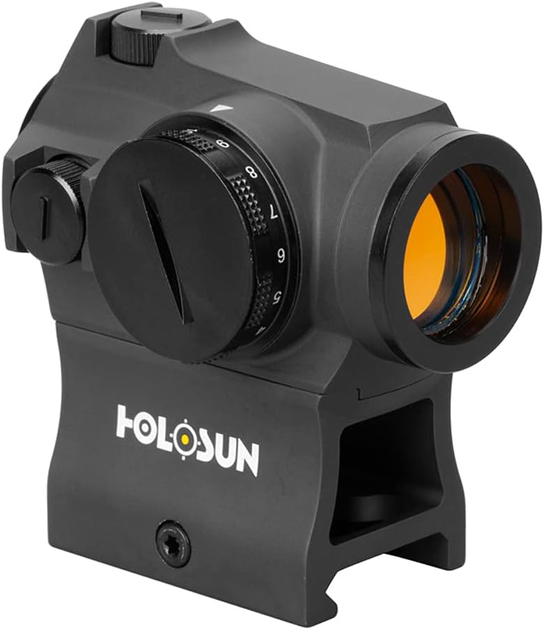 Holosun HS503R – Red Dot com Retículo Múltiplo, Shake Awake e Seletor Rotativo