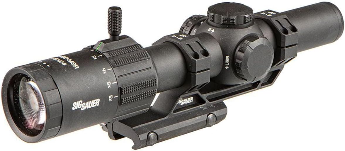 LPVO Sig Sauer Tango-MSR 1-6x24mm Luneta Tática com Retículo Iluminado