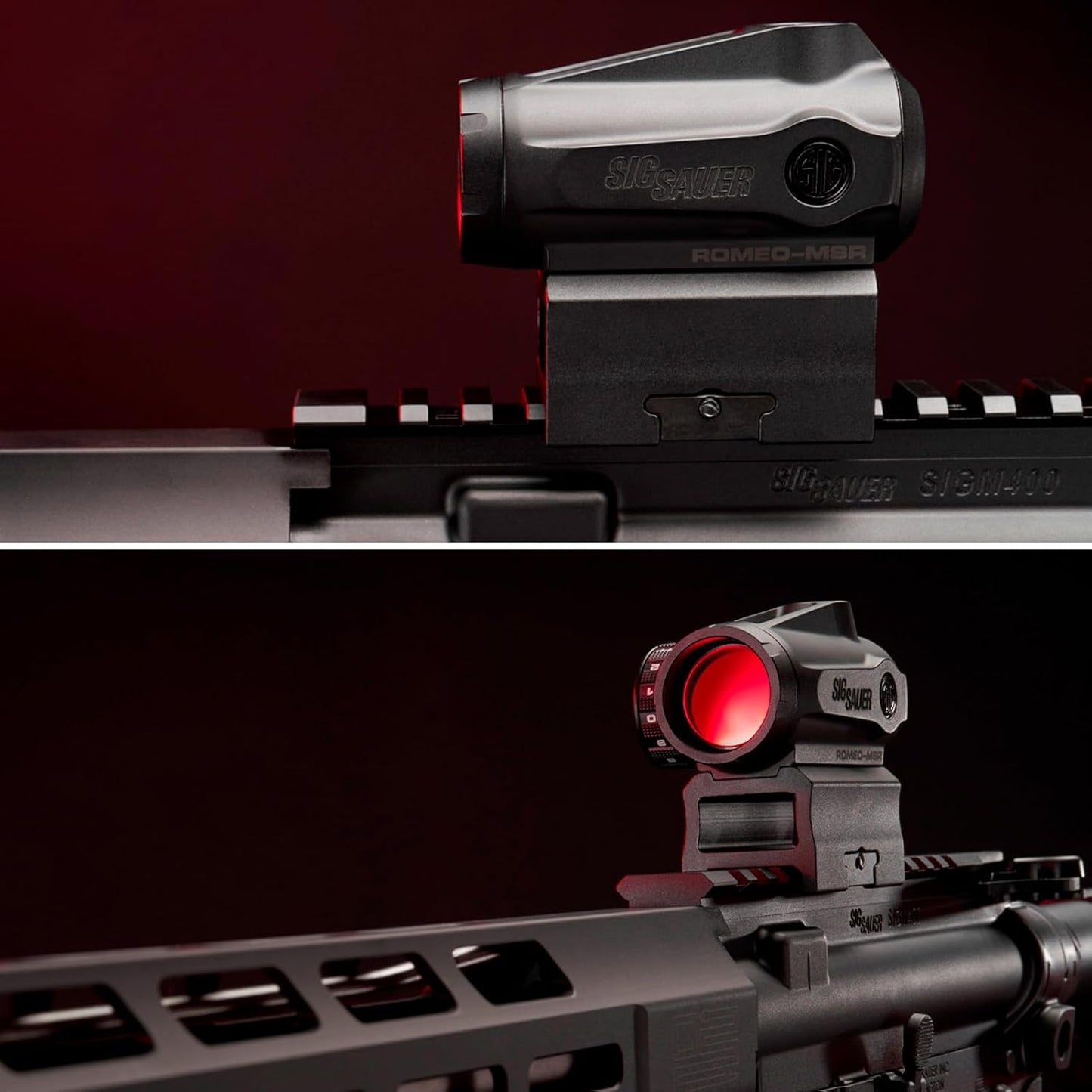 Combo Sig Sauer Romeo MSR Gen II 2 MOA Red Dot + Juliet5 Micro 5x Magnifier | Óptica Tática para AR-15 e Rifles de Precisão