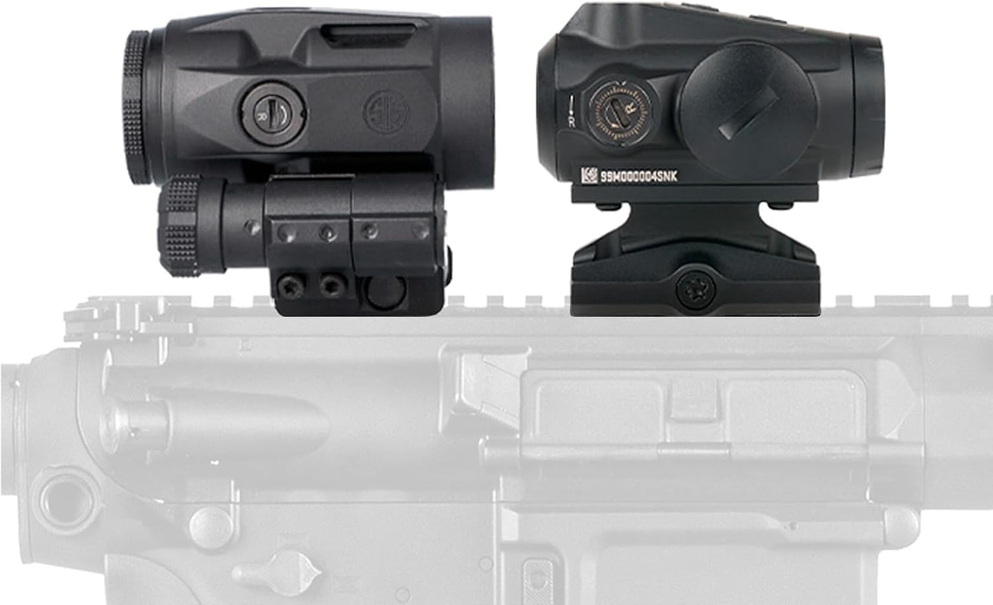 Combo Sig Sauer Romeo MSR Gen II + Juliet3 Micro – Red Dot 2 MOA e Magnifier 3x para AR-15 e Rifles