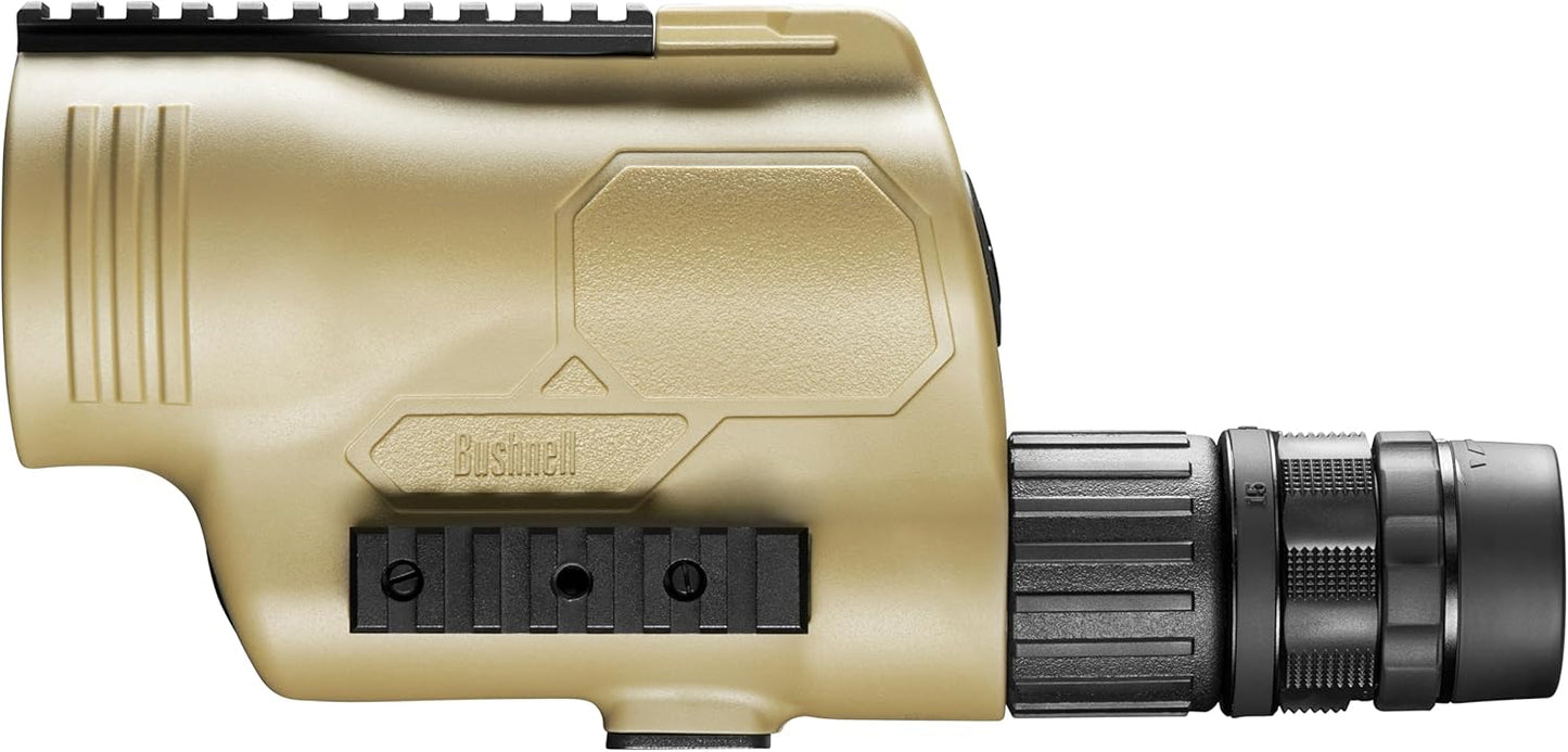 Bushnell Legend T-Series 15-45x60mm Spotting Scope FDE – Resistência e Clareza em Campo