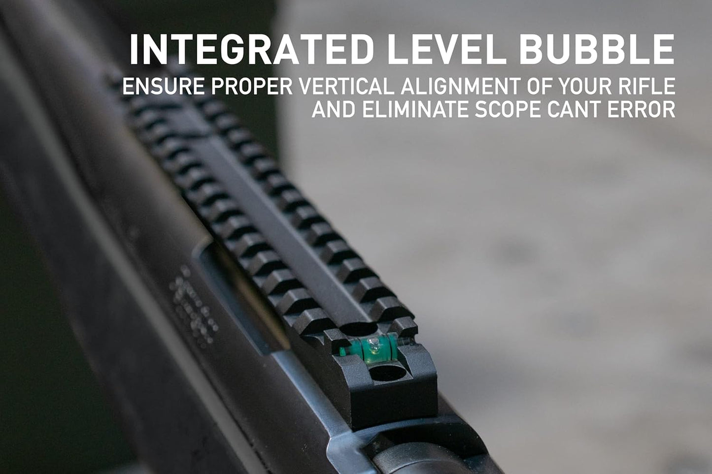 Trilho Monstrum Picatinny Com Nível de Bolha para Remington 700 | Compatível com CBC Ranger