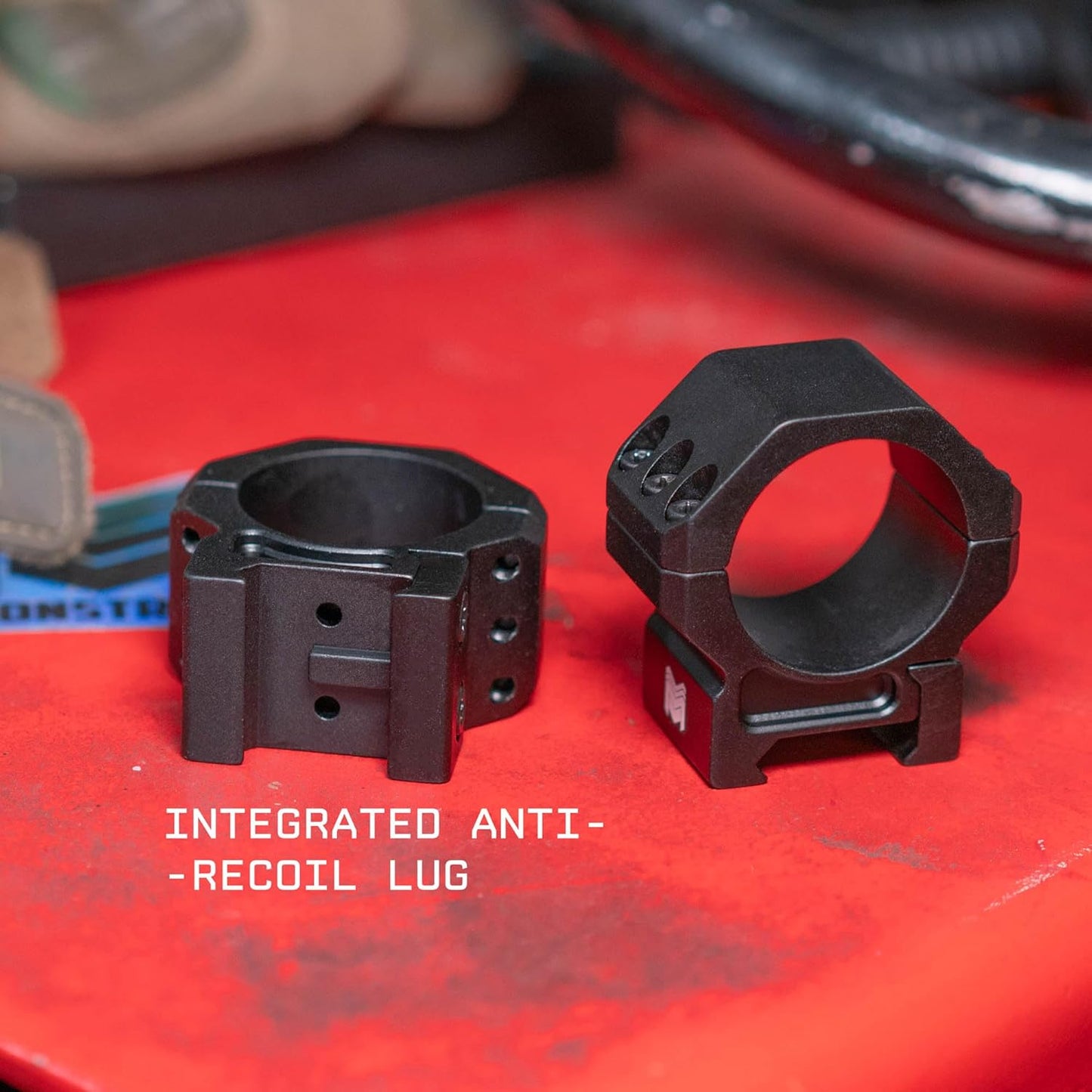 Monstrum Deadlock 34mm Scope Rings – Low, Medium e High Profile