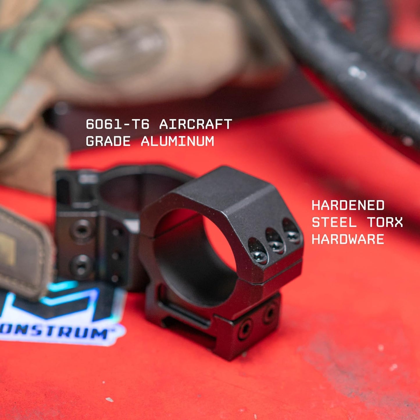 Monstrum Deadlock 34mm Scope Rings – Low, Medium e High Profile