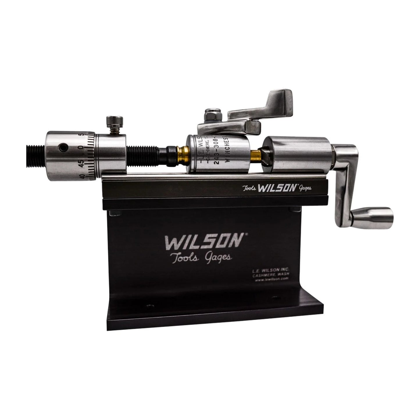 L.E. Wilson Case Trimmer Kit com Micro Ajuste – Precisão Absoluta no Preparo de Estojos!