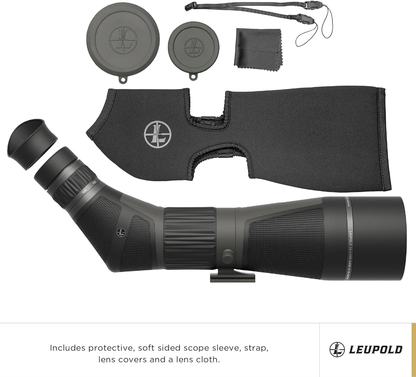Leupold SX-4 Pro Guide HD Gen 2 20-60x85mm – Luneta de Espotagem de Alta Definição para Caça, Observação e Tiro de Longo Alcance