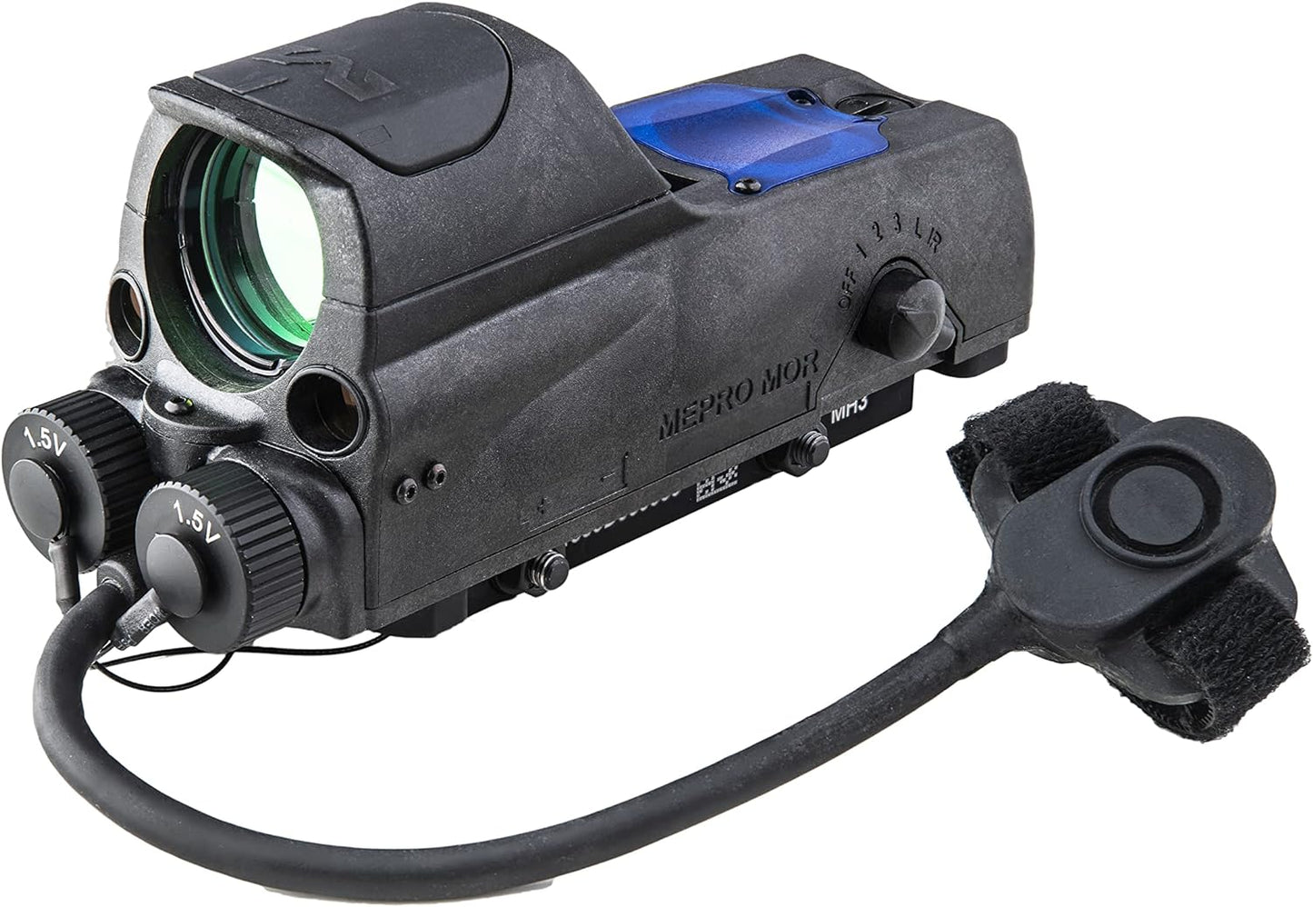 Red Dot Meprolight MOR PRO 2.2 MOA Bullseye Multi-Purpose Tritium/Adj LED Illum Reflex Sight w/Green & IR Lasers