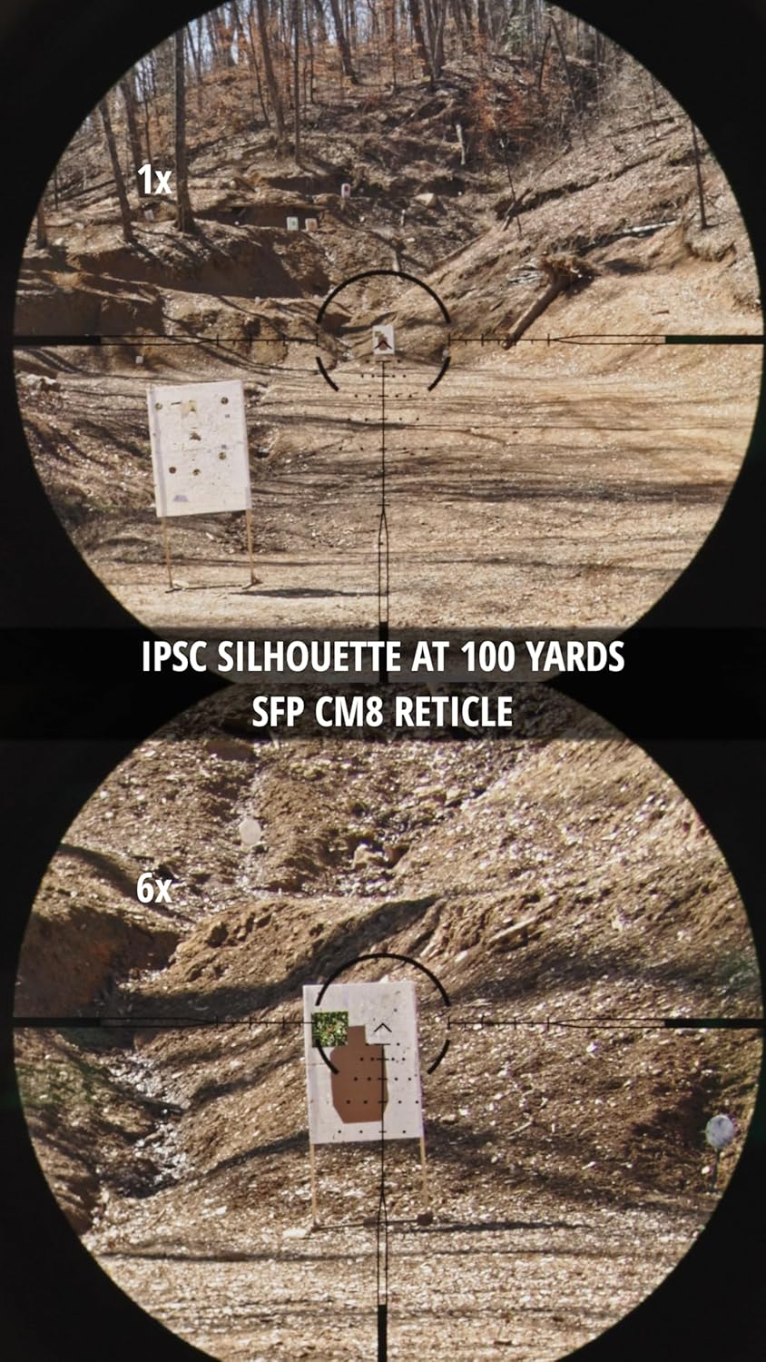 Monstrum Ladon 1–6x24 SFP LPVO — Versatilidade tática e custo-benefício para ARs e rifles de uso prático.