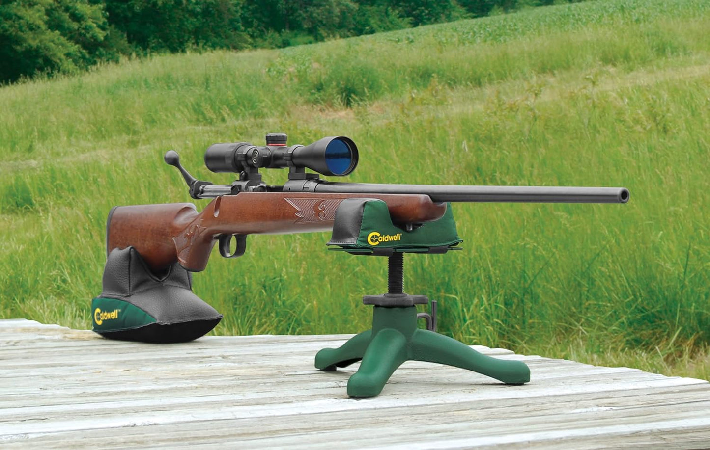 Apoio de Tiro Front Rest Caldwell The Rock Jr. – Estabilidade Profissional em um Design Compacto