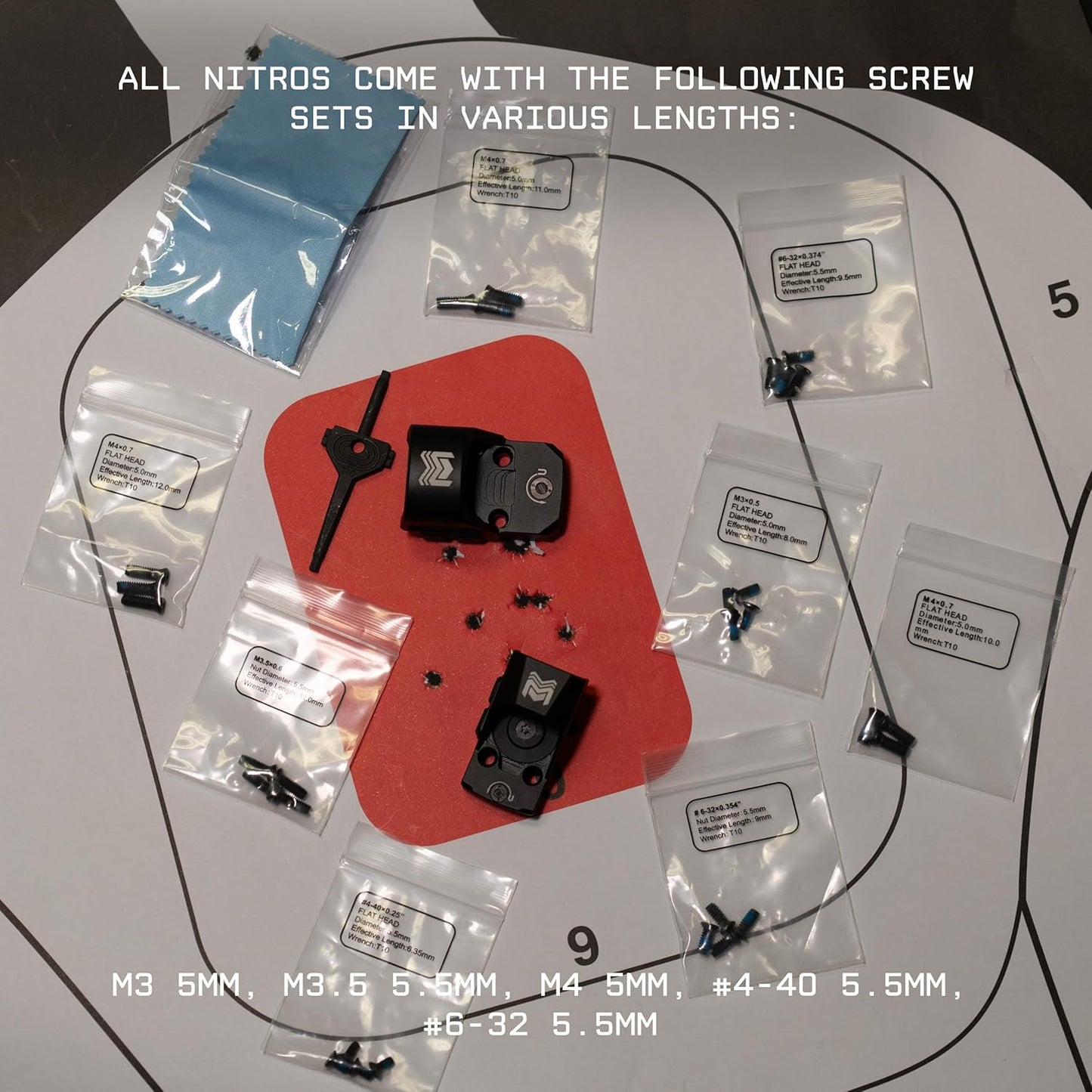 Monstrum Nitro Pistol Red Dot 3 MOA – RMR V1 Rounded Hood