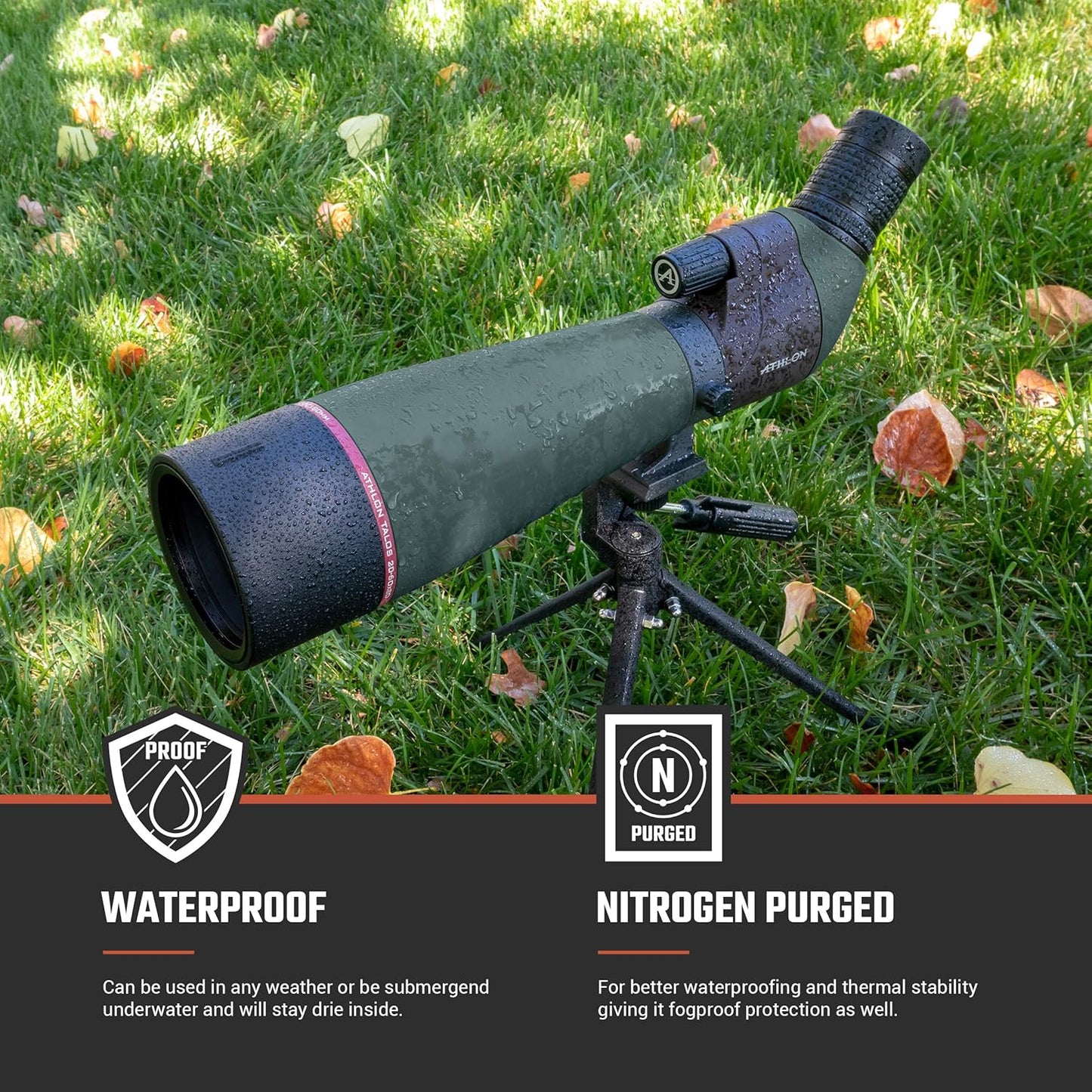 Athlon Talos 20-60x80 Spotting Scope – Potência, Clareza e Versatilidade no Campo