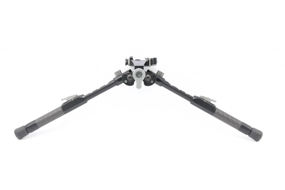 Bipé Tier One ATAC 7" de Fibra de Carbono com Adaptador QD Picatinny Pan & Tilt