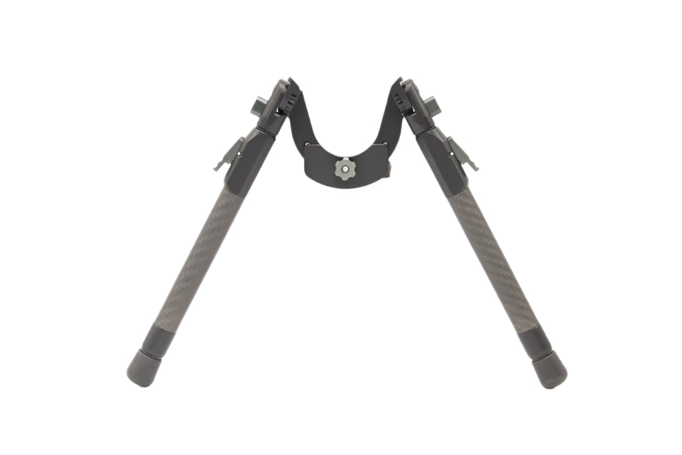 Bipé Tier One Evolution Tactical 230mm em Fibra de Carbono com Montagem QD Picatinny