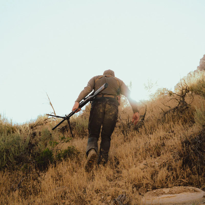 Tripé Spartan Hoplite Mini – Compacto, Leve e Estável para Caça, Long Range e Observação em Campo
