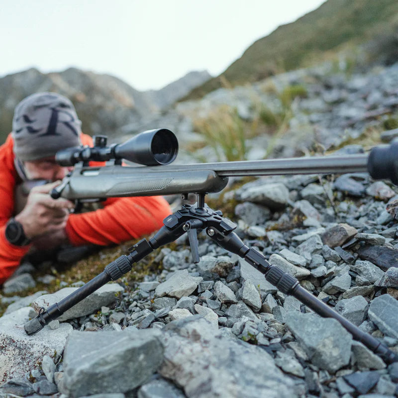 Tripé Spartan Hoplite Mini – Compacto, Leve e Estável para Caça, Long Range e Observação em Campo