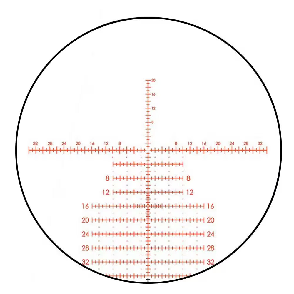 Bushnell Match Pro ED 5‑30x56 FFP MOA — ED Prime Glass, Zero Stop; Iluminação de Fábrica!