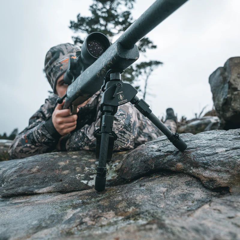 Bipé Spartan Javelin Pro Hunt Tac – Ultra Leve, Acoplamento Magnético e Desempenho de Elite para Caça