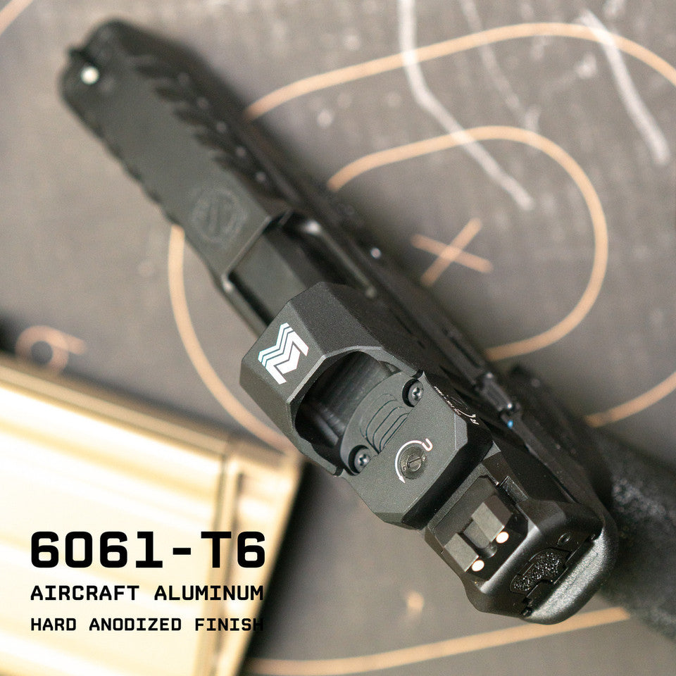 Monstrum Nitro Pistol Red Dot 3 MOA – K-Series / RMSc V1 Rounded Hood