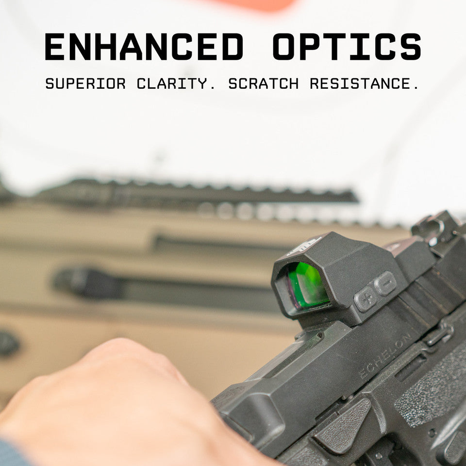 Monstrum Nitro Pistol Red Dot 3 MOA – K-Series / RMSc V1 Rounded Hood