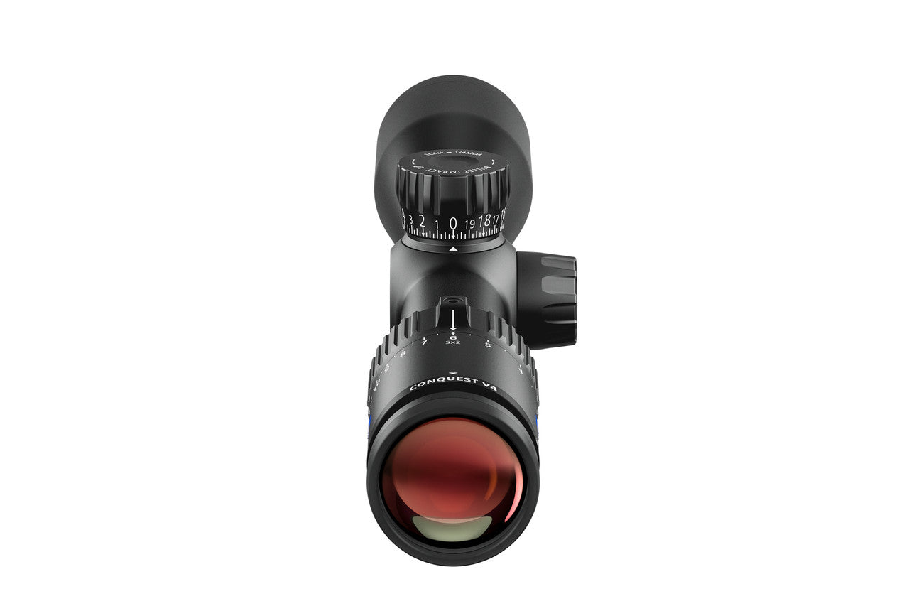 Luneta Zeiss Conquest V4 3-12x44mm 30mm .25 MOA Z-Plex #20 Riflescope w/Ballistic Stop