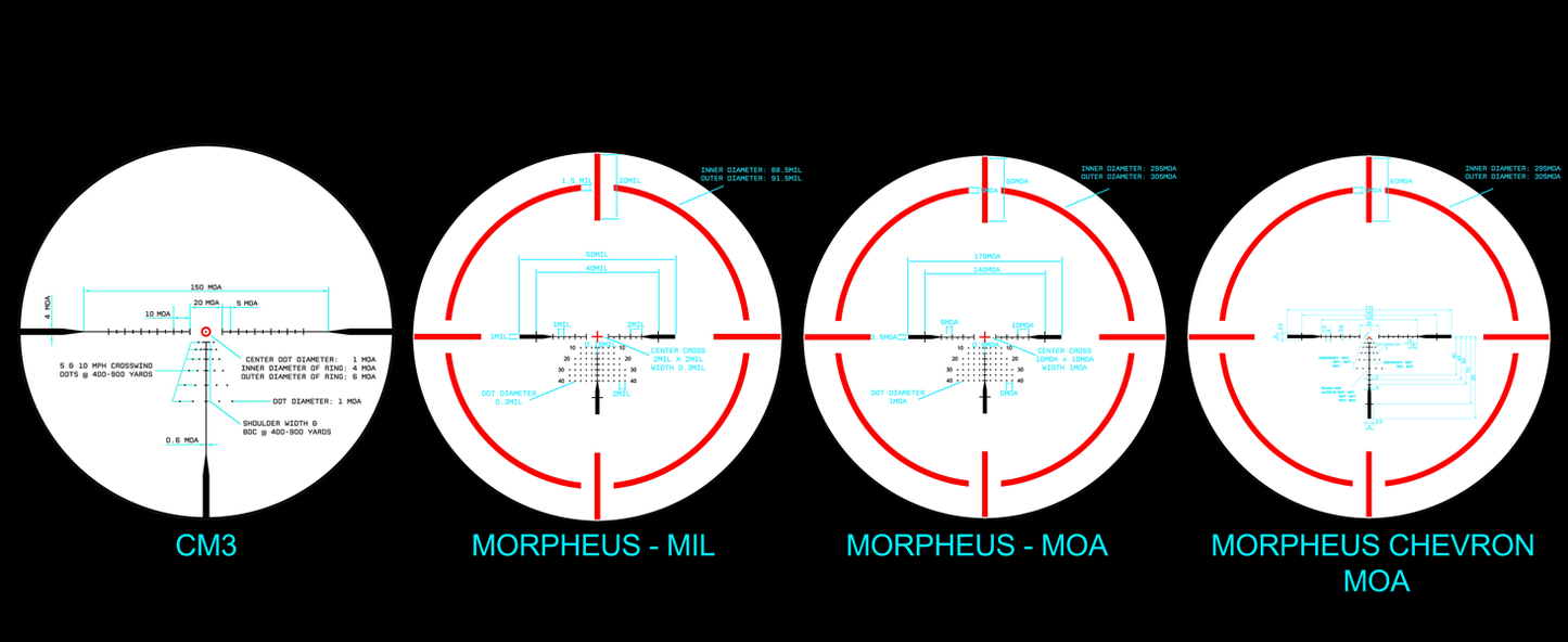 Monstrum Panzer ED 1-6x24 FFP LPVO – First Focal Plane, Performance Premium