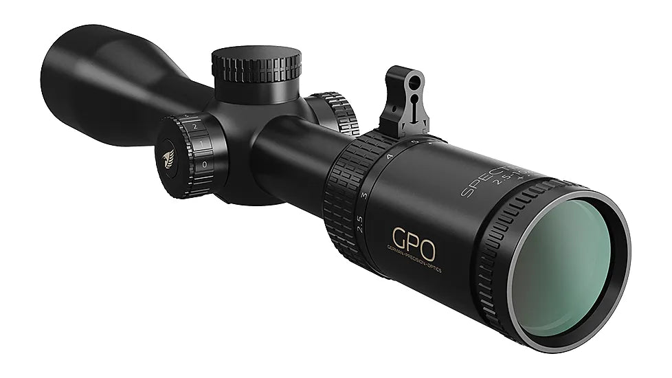 GPO Spectra 4X 2.5‑10×44i G4i‑Drop – Luneta Alemã Iluminada