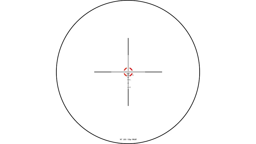 Luneta Trijicon Credo 1-6x24 SFP w/ Red BDC Segmented Circle .223 / 55gr 30mm