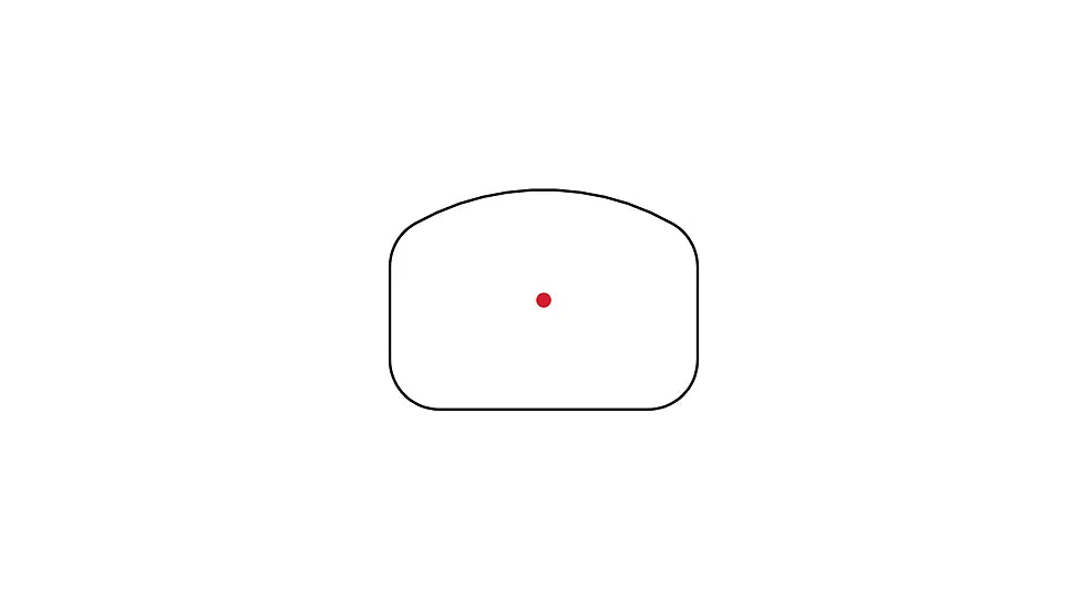 Trijicon RCR 3.25 MOA Red Dot Reflex Sight RCR1-C-3300001 - Enclosed Emitter Optic for Precision Shooting 🎯