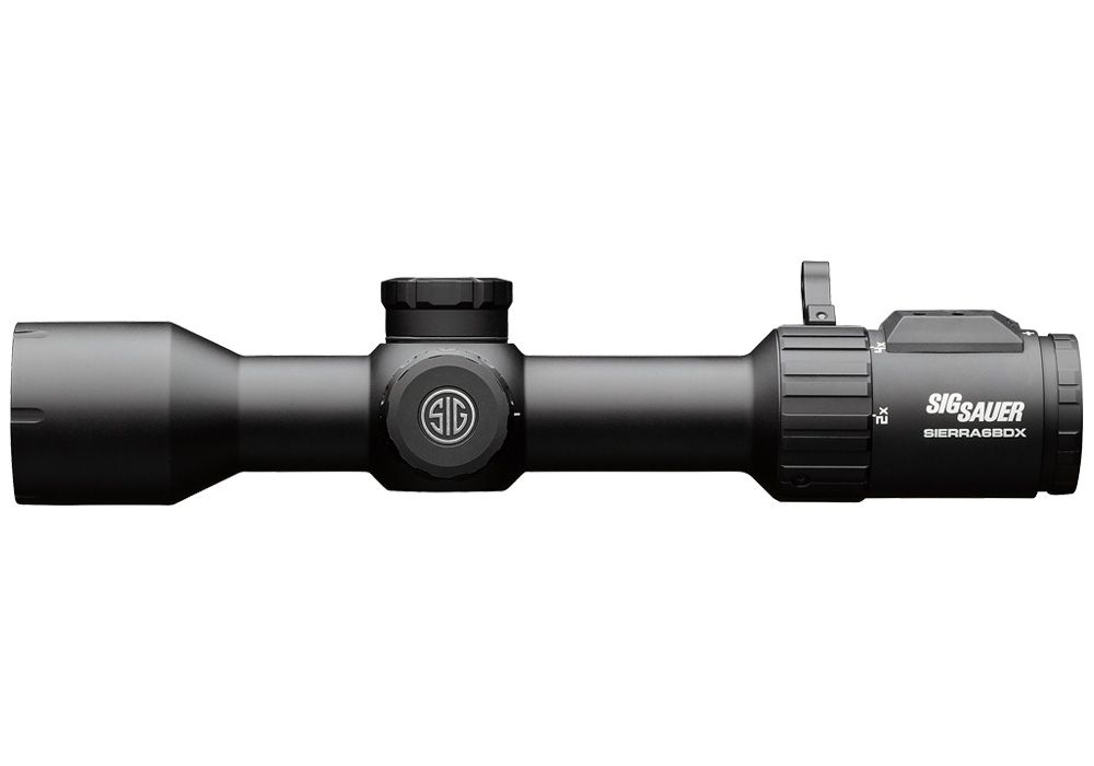 Luneta SIG Sauer SIERRA6 BDX 2-12x40mm SFP BDX-R2 Illuminated Reticle, 30mm, Bluetooth e Tecnologia Avançada de Tiro Balístico