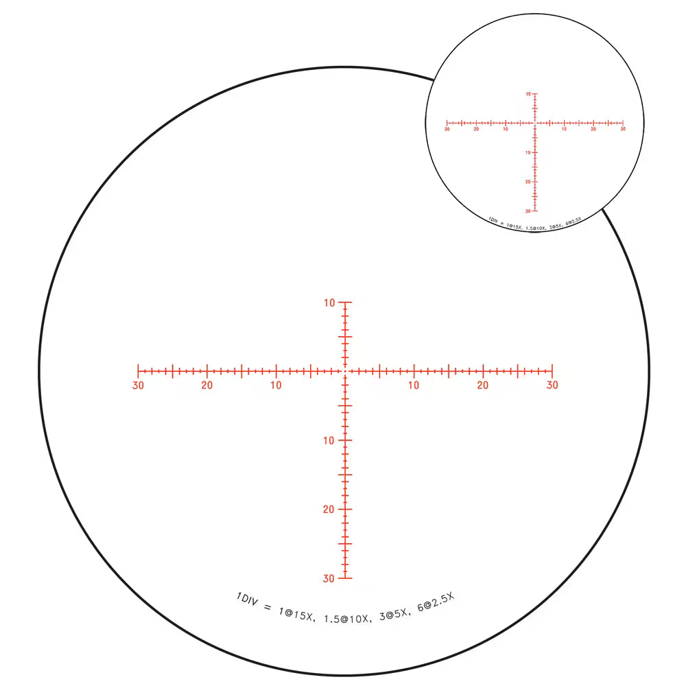 Luneta Trijicon Credo HX 2.5-15x56 SFP Red MOA Center Dot – Precisão e Brilho em Qualquer Cenário!