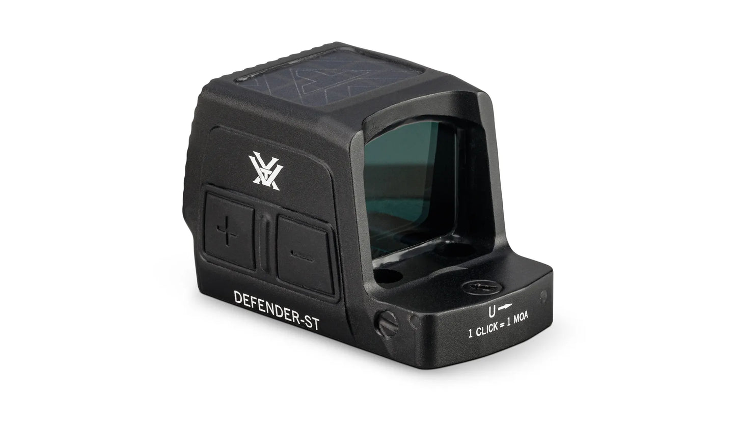 🔴 Vortex Defender-ST Enclosed Solar Micro Red Dot — Robustez Suprema para Qualquer Cenário